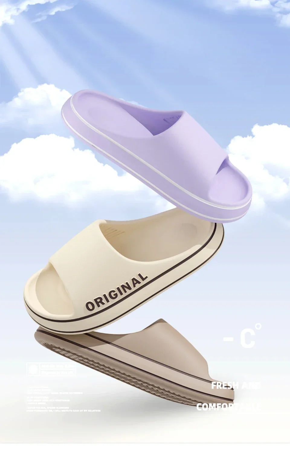 Feslishoet Women Letter Slippers Beach Slides Solid Color Mens Thick Sole Indoor Bathroom Anti Slip Shoes Summer Couple Sandals