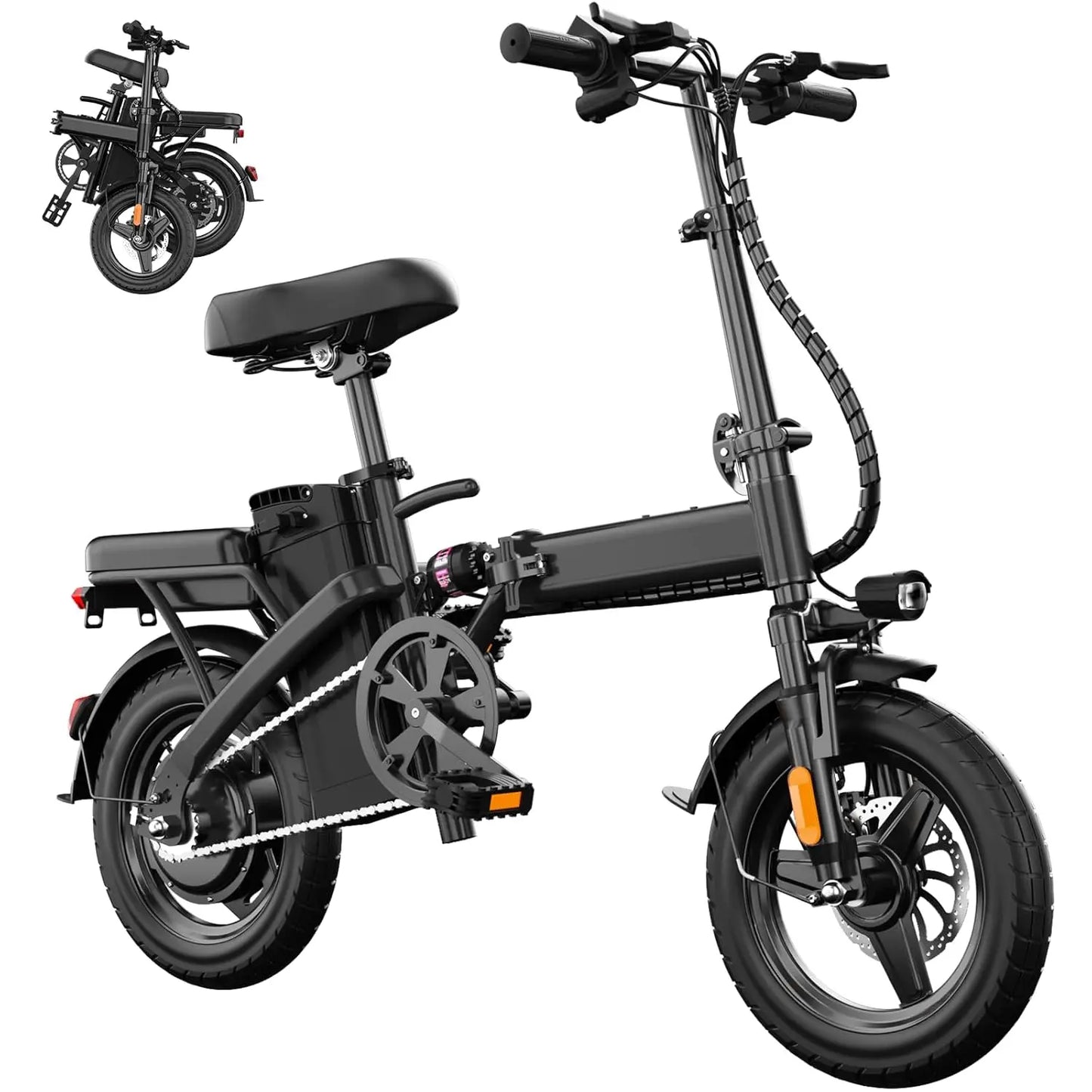 Electric Bike for Adults and Teens with 500W/750W/1500W Peak Motor, 14"/20"/26" E Bike with 48V Removable Battery,, Customized