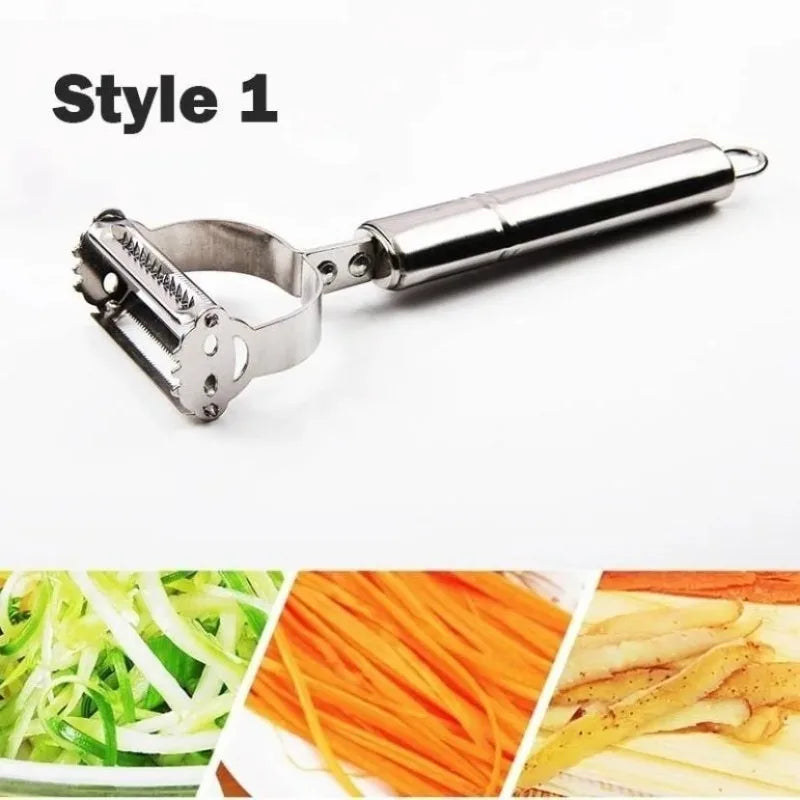 High Quality Stainless Steel Peeler Multifu Fruit Vegetable Peeler Home Kitchen Potato Fruit Manual Peeler Gadgets Wholesale