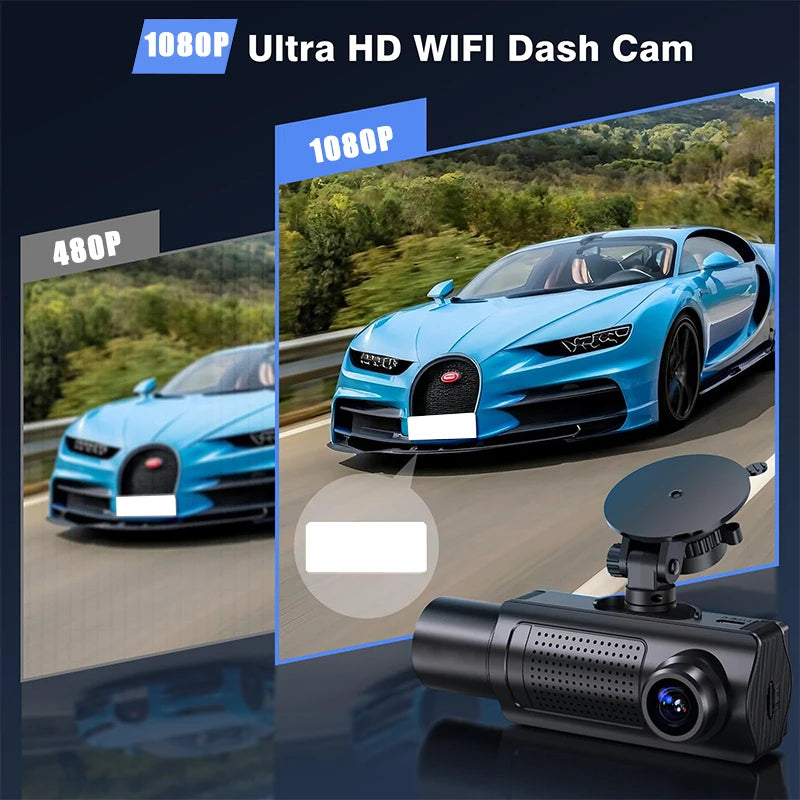 3 Cameras Car DVR Wifi 1080P Inside Vehicle Dash Cam Three Way Camera DVRs Recorder Video Registrator Mini Dashcam Camcorder