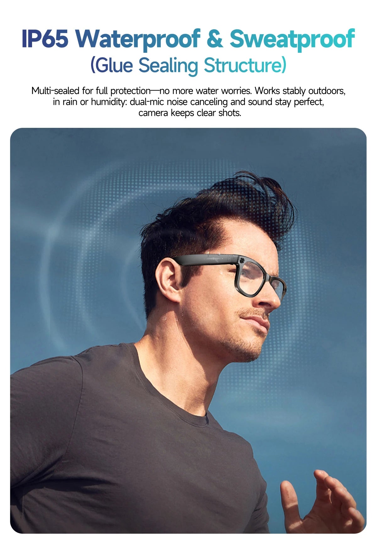 2025 New Upgrade smart glasees With Camera Video Recording AI Photo Recognition Bluetooth Call Translation Voice Sunglasses Man