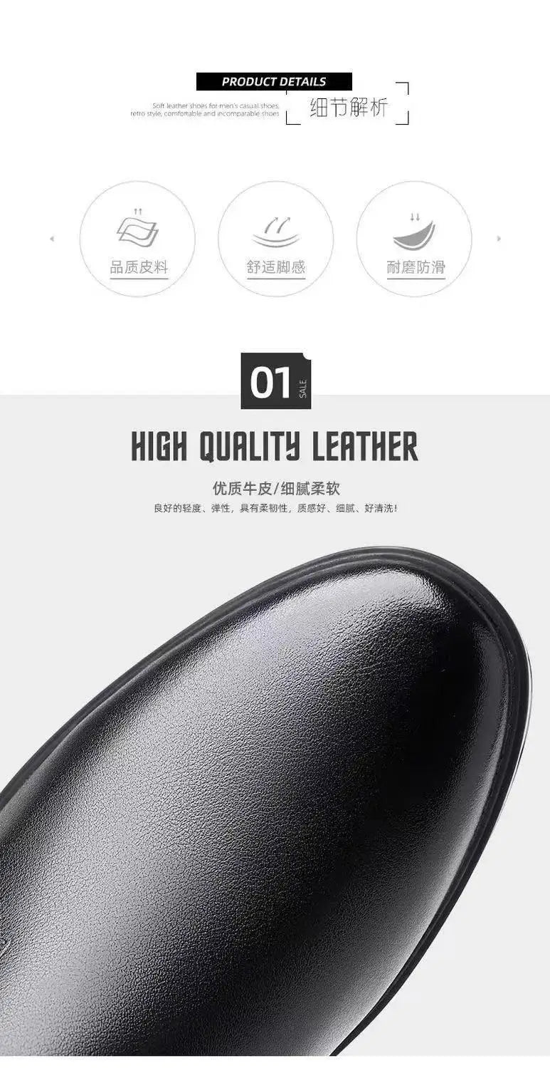Leather Casual Shoes Man Black Loafers Shoes Men Luxury Designer Slip on Shoes for Men 2022 Zapatos De Hombre Chaussure De Homme