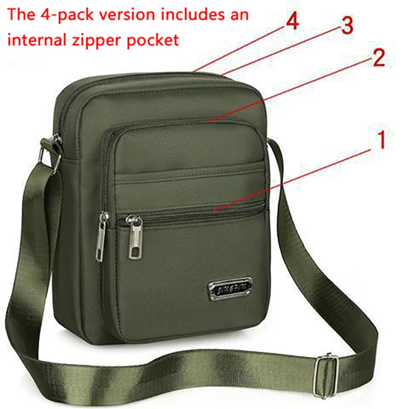 1Pieces Brand New Men Crossbody Bags Male Nylon Shoulder Bags Boy Messenger Bags Man Handbags Mountaineering Bag Christmas Gifts