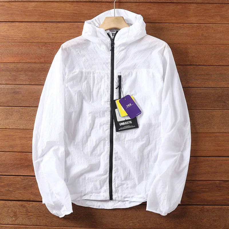 Ultrathin Fishing Jacket Tops Hiking Wearing Good Quality Summer Jackets Men Coats Male Sunscreen Windbreaker Traveling Clothing