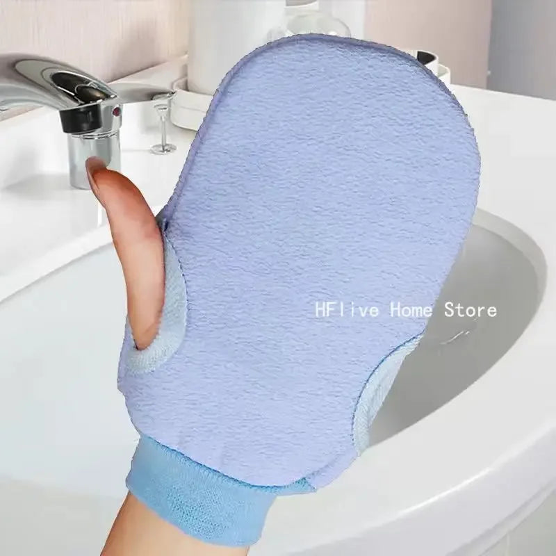 Bath For Peeling Exfoliating Body Cleaning Scrub Mitt Rub Dead Skin Gloves For Shower Body Brush Towel SPA Foam Body Massage