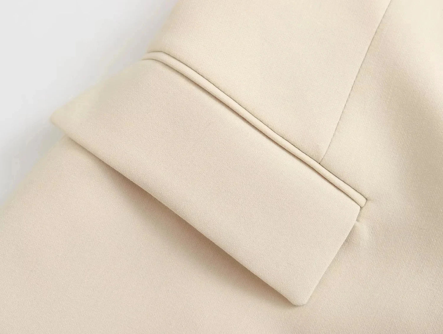 HH 2024 Women Solid Tube Top Pant Suit Sleeveless Off Shoulder Single Breasted Tube Top+All-match Straight Trousers Set TRAF