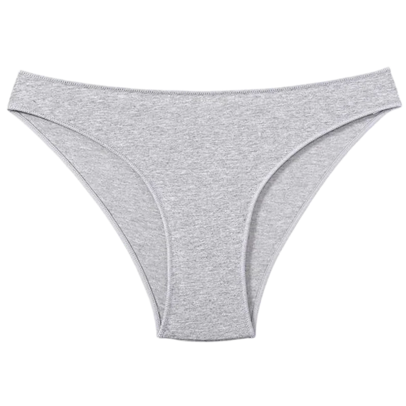 Meet'r Comfortable Cotton Underwear for Women Breathable Low Waist Panties, Seamless Lingerie Oversize Yoga Shorts