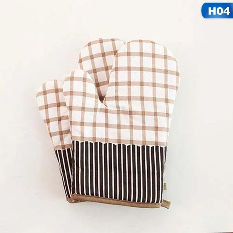 1Pcs Hot Oven Mitts Baking Anti-Hot Gloves Pad Oven Microwave Insulation Mat Baking Kitchen Tools