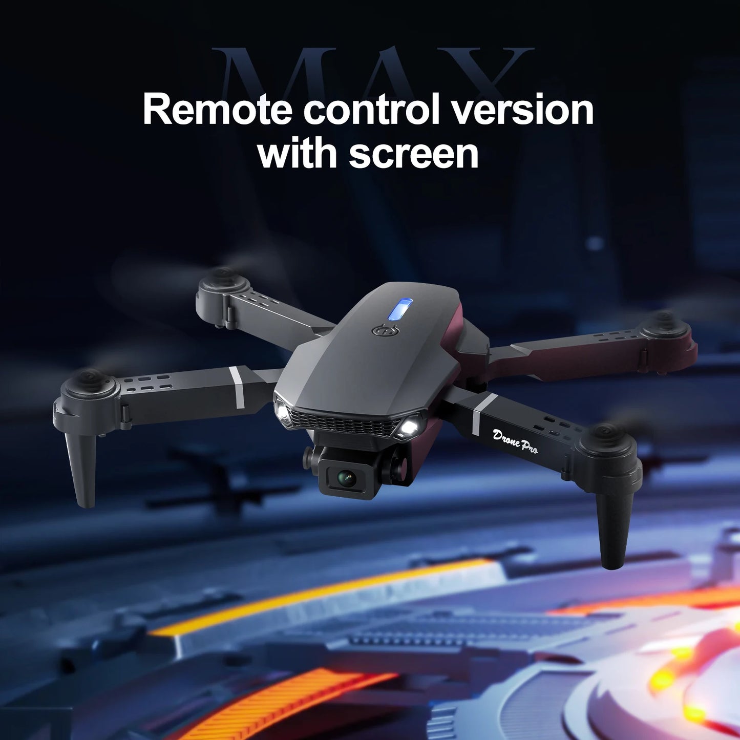 Newest E88 E99D Screen-controlled Lighting Mini Drone 4K 2 Camera Optical Flow Remote Control Aircraft Mavic Air 2
