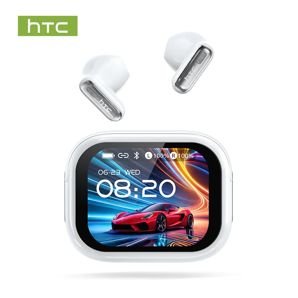 New 2026 HTC NE68 Bluetooth 6.0 Wireless Headphones AI Translation Earphones Long Battery Life Upgrade Free Translator APP