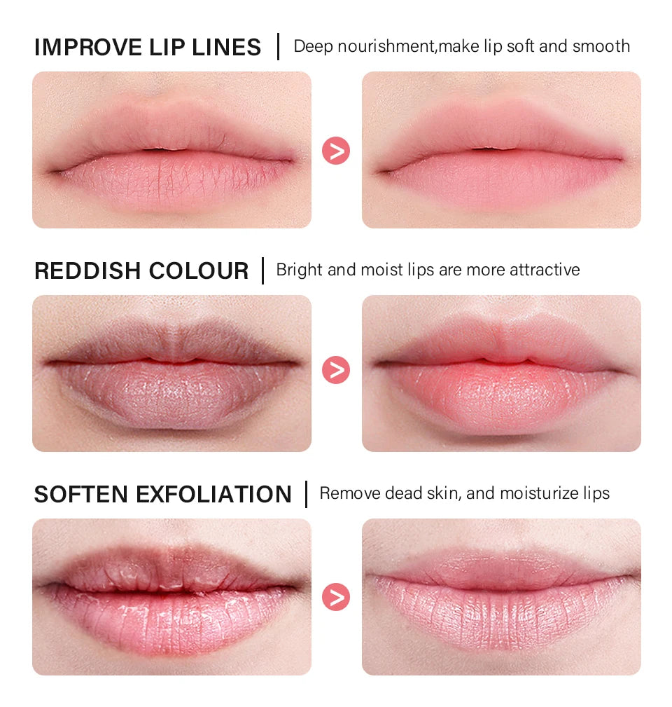 Lip Sleeping Mask Nourishing Overnight Lip Treatment Vitamin C Moisturizer Butter Hydrating Dry Flaky Lips Skin Care