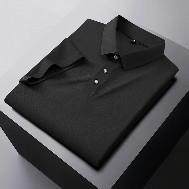 Men Polo Shirt Summer Cool Oversized 5XL 6XL 7XL 8XL Plus Size T Shirt 2024 Short Sleeve Breathable Thin Loose Fashion Male Soft