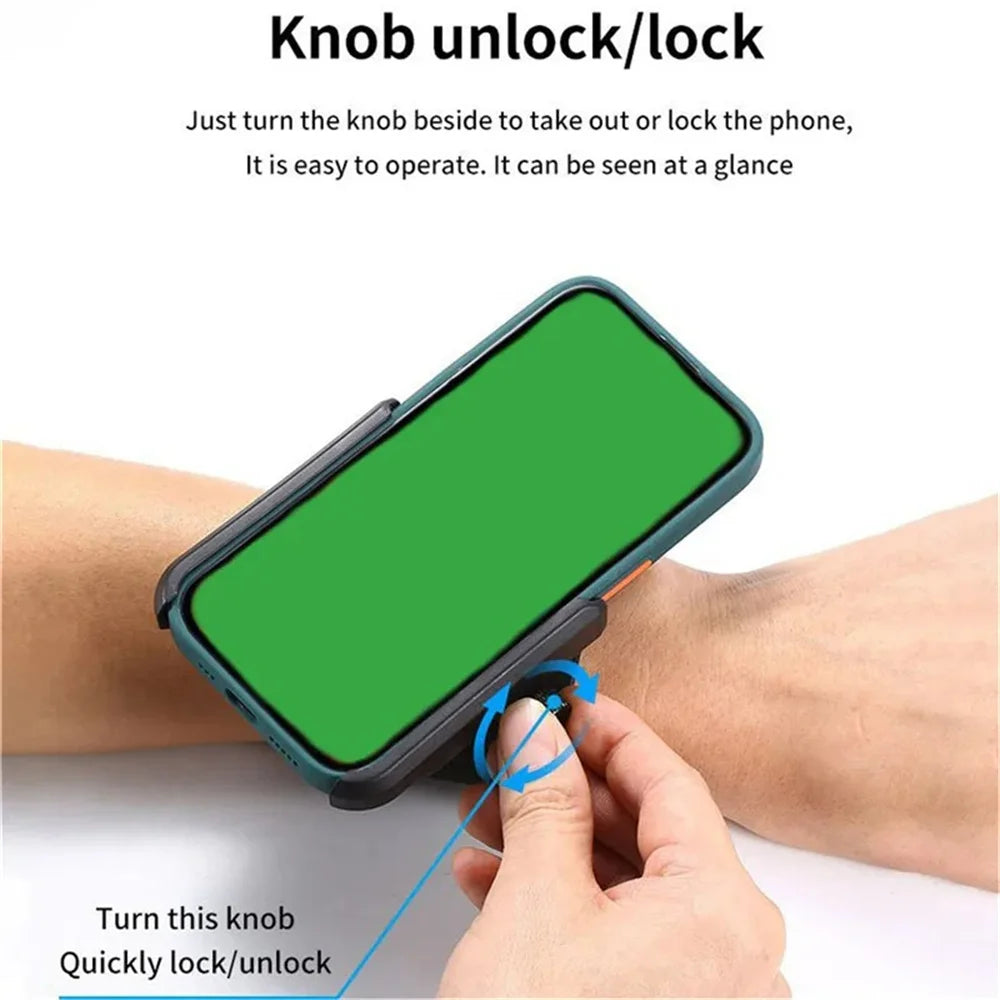 Universal 360° Rotation Multi-function Phone Holder for Car Wristband Mobile Support Phone Stand For Sports Cycling Motorcycle