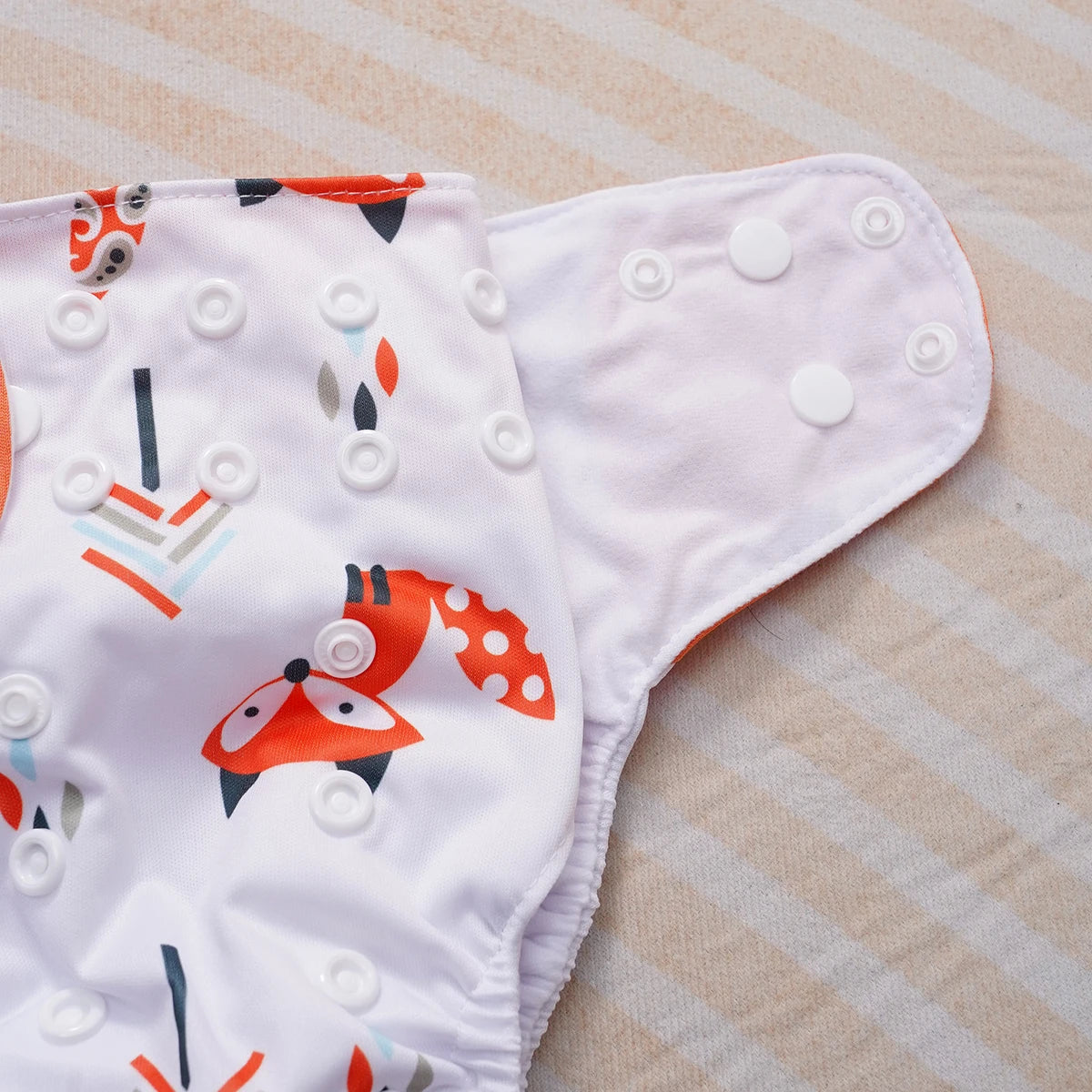 4PCS Baby Waterproof Nappies Cute Underwears Reusable Newborn Cloth Diaper Soft Ecological Toddler Training Pants For Boys Girls