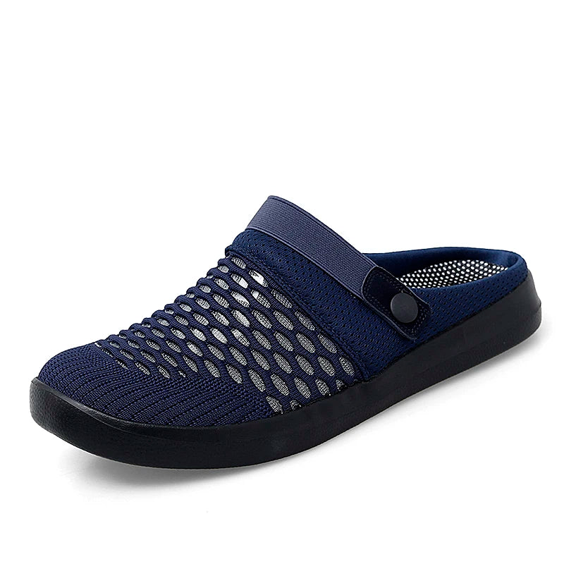 Casual Breathable Men Sandals Summer Outdoor Lightweight Fashion Slippers New Arrivals Slip-on Male Mesh Beach Shoes for Male