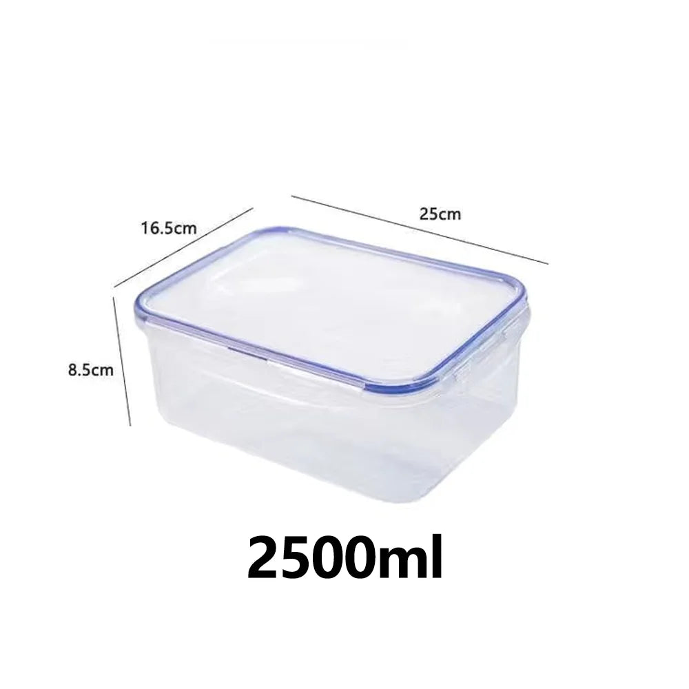 Stackable Airtight Food Containers BPA-Free Kitchen Storage for Meal Prep & Fresh Produce Fridge & Microwave Safe