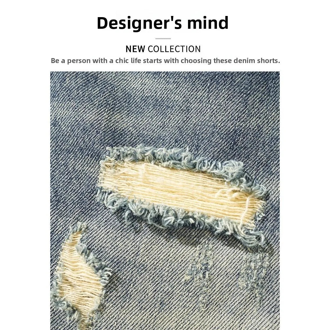 Summer 2025 Trend Ripped Denim Shorts Boys Handsome Retro Casual Five-point Pants Korean Trendy Mens Denim Short Jeans for Men