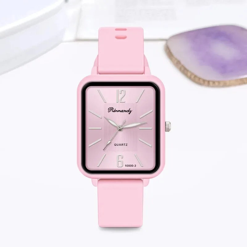 Fashion Women Watch Silicone Quartz Watches for Women Clock Christmas Gift Valentine's Day Ladies WWristwatches Reloj Mujer