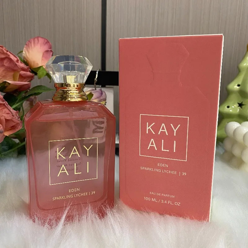 Kayali Unisex Perfume 100ml Long Lasting Fresh Mild Elegant Floral Fruity Natural Fragrance Six Scents Eden Sparkling Lychee 28