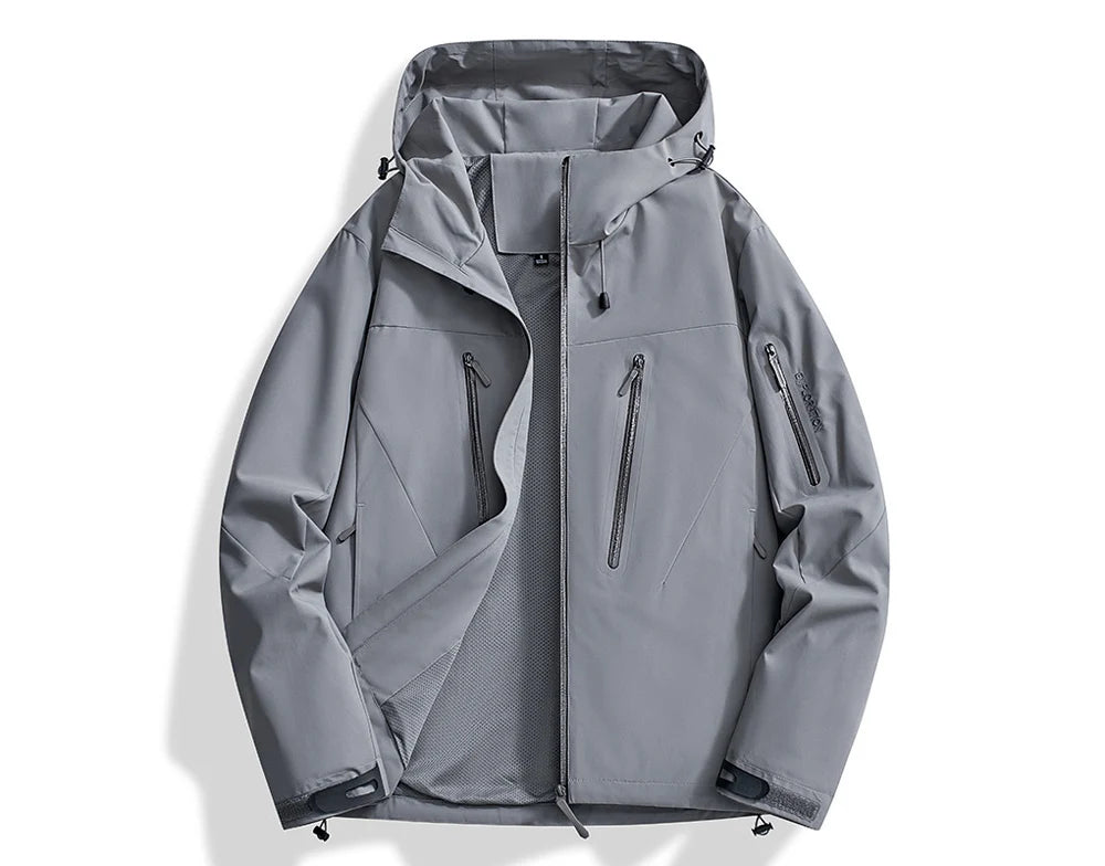 Spring Autumn Men's Climbing Waterproof Jackets Outdoor Men Hiking Rain Coats Men Sports Breathable Windbreaker Jacket Clothing