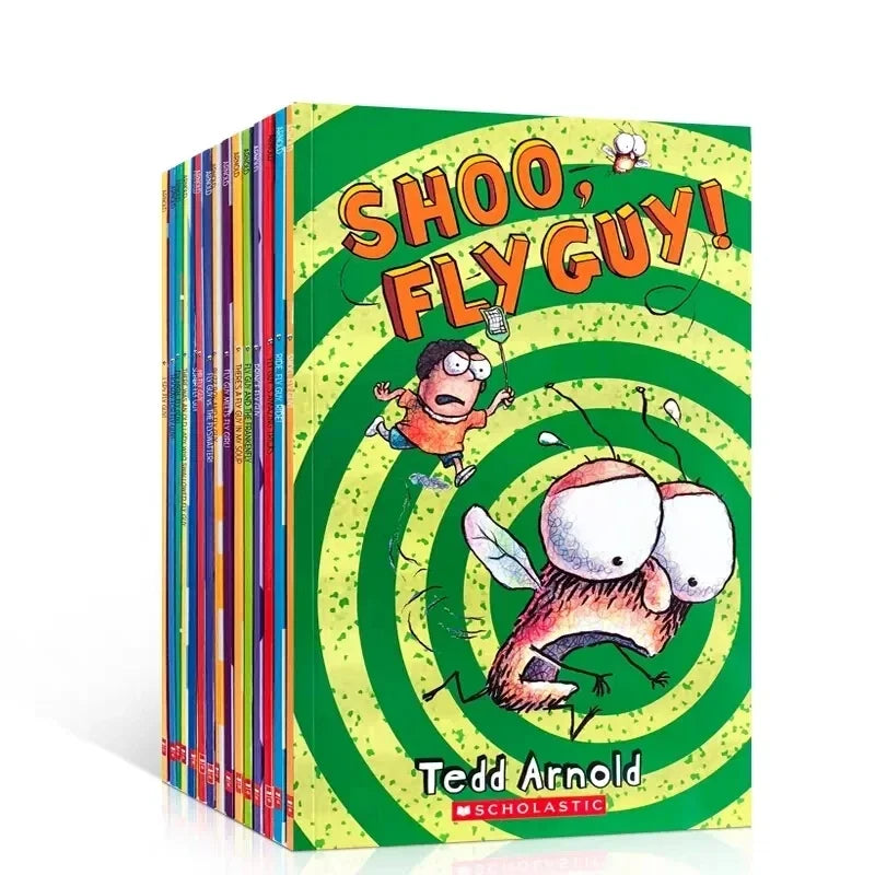 21 Books English Usborne Books for Children Kids Picture Books Baby Famous Story The Fly Guy Series Fun Reading Story Book