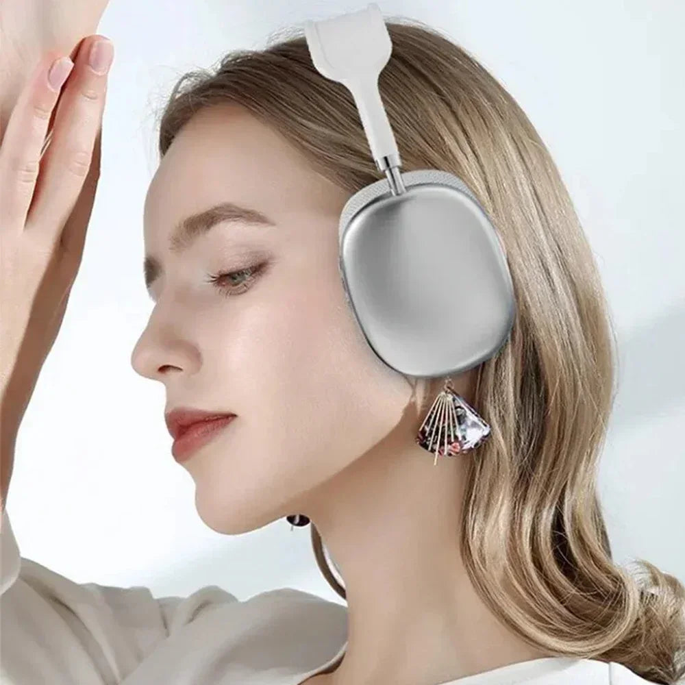 Head Mounted Bass Earphones Wireless Bluetooth Earphones Sports Headset Game with Charging Touch Control Earbuds for Music