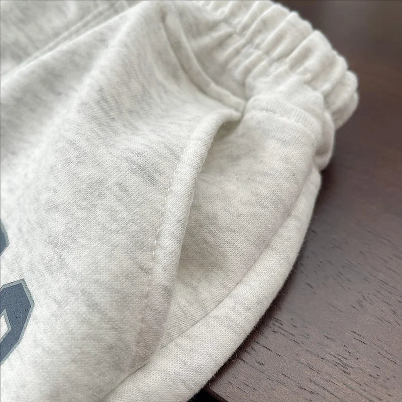 Boys Girls Sweatshirt Sets Spring Autumn Children Clothes Suit Baby Long-Sleeved Sweater Sweatpants 2Pcs New Kids Casual Outfits