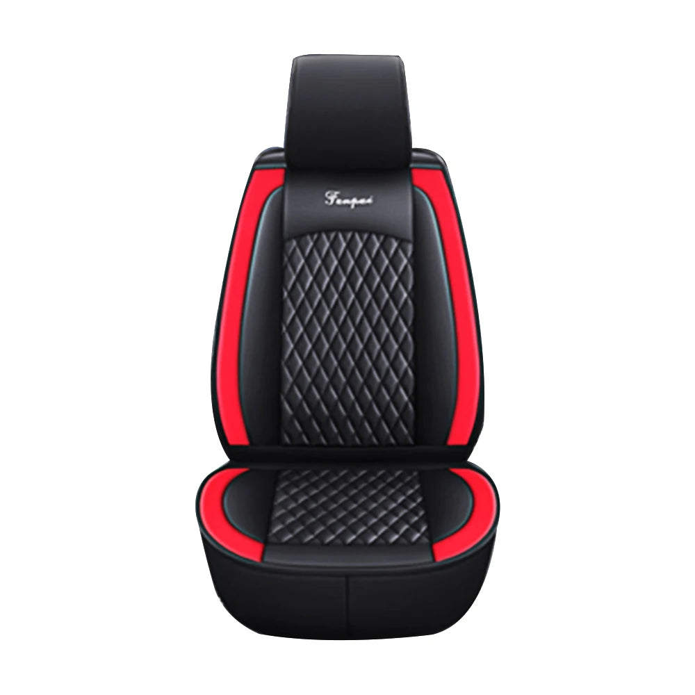 Black Red Car Seat Covers  5-Seats Protection Cushion Ct0008  Universal Seat Cover