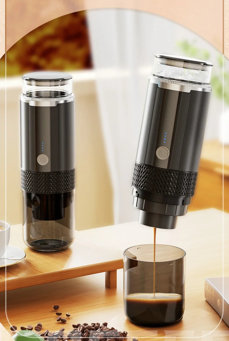 JFBONIN Electric Portable Coffee Machine Capsule Ground Coffee Brewer for Coffee Powder And Coffee Capsule - Coffee Maker