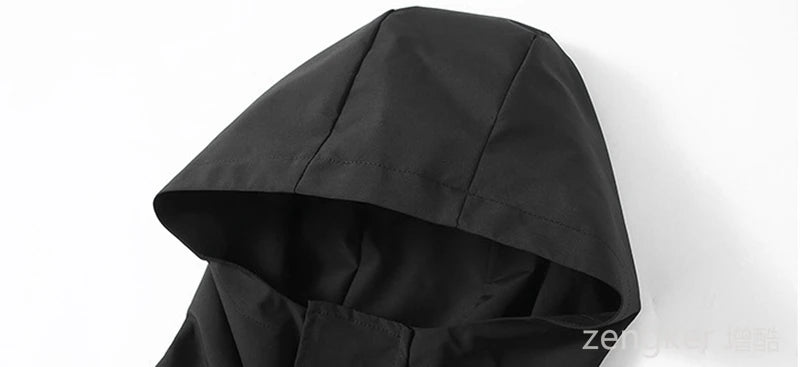 Big size Outdoor Charge Coat Men Spring and Autumn Plus Size  Waterproof Windproof Jacket 190kg 12xl 11XL coats men 10XL 9XL