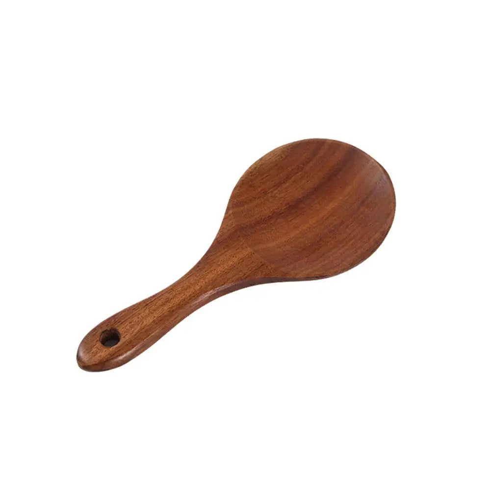 Wooden Spoons for Cooking, Acacia Wood Cooking Utensils Set Wooden Kitchen Tools Spoon Rest Nonstick Cookware Kit Safe