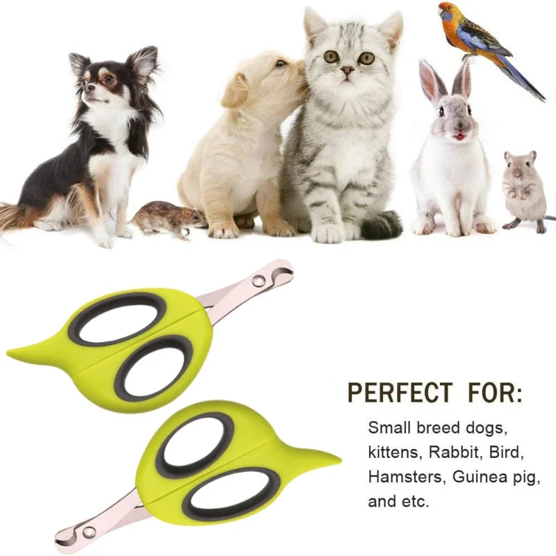 Pet Nail Clippers Cat Dog Claw Toenail Trimmer Cat Nail Scissors Home Sharp Professional Nail Grooming Tool for Small Animals