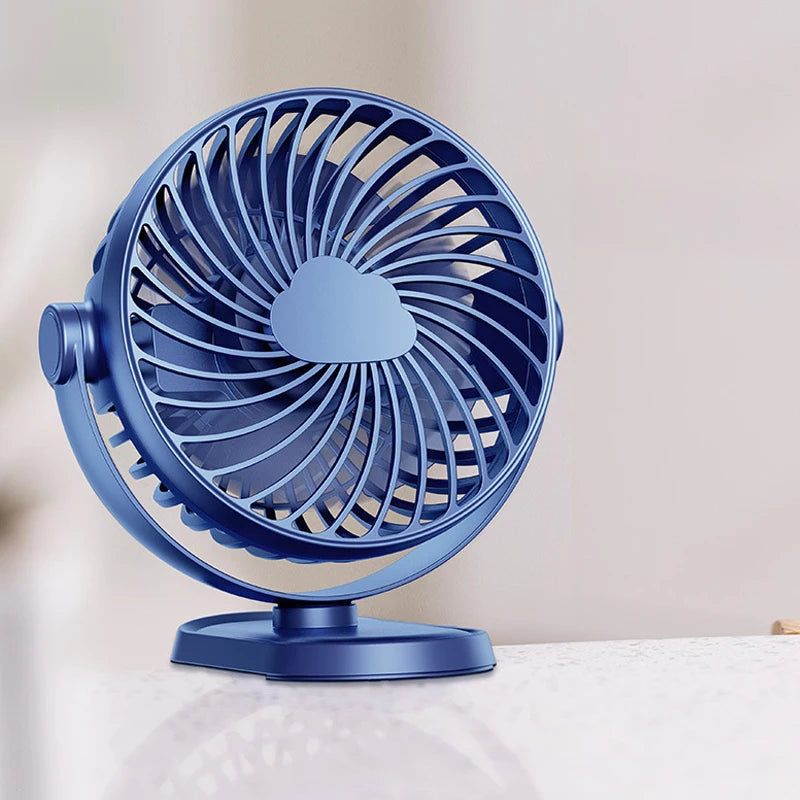 2024 Clip Fan Mini Fan Silent Portable Dormitory USB Dual Electric Long Life Desktop Fan Cooling Appliances Adjustable