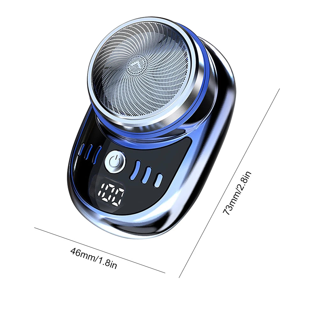 Mini Electric Travel Shaver For Men Pocket Size USB Charging Portable Painless Cordless Trimmer Knive Face Beard Razor