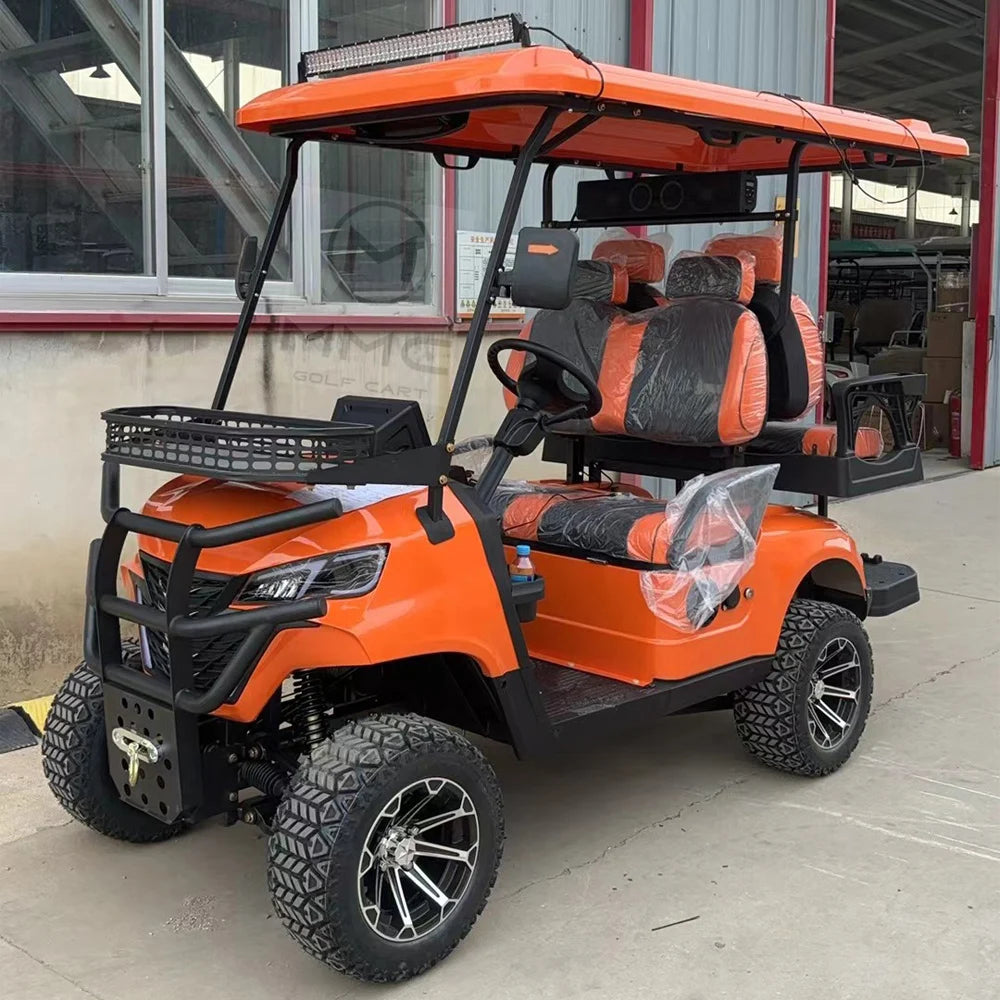 Factory Direct Sales 4 Seater Golf Cart Prices Are Practical Electric Scooter Global Sale New Lifted Golf Cart With cargo box