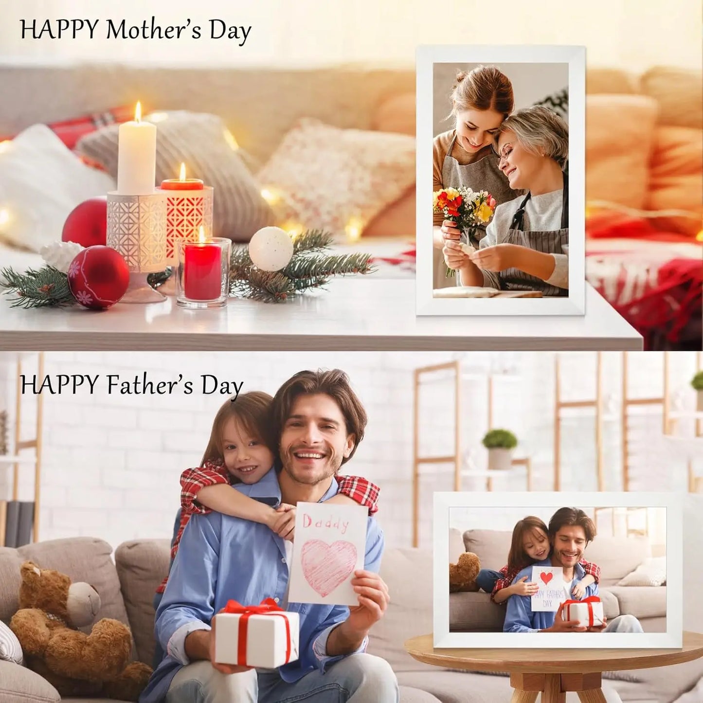 15.6 inch built in 32GB WiFi Large touch ips digital photo frame 1920*1080 Digital Frame via Uhale app