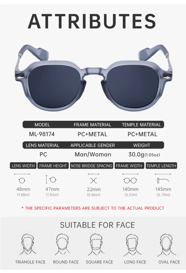 Retro Style Rectangular Frame Sunglasses Luxurious Outdoor Street Photography Sunscreen Glasses Fishing Driving