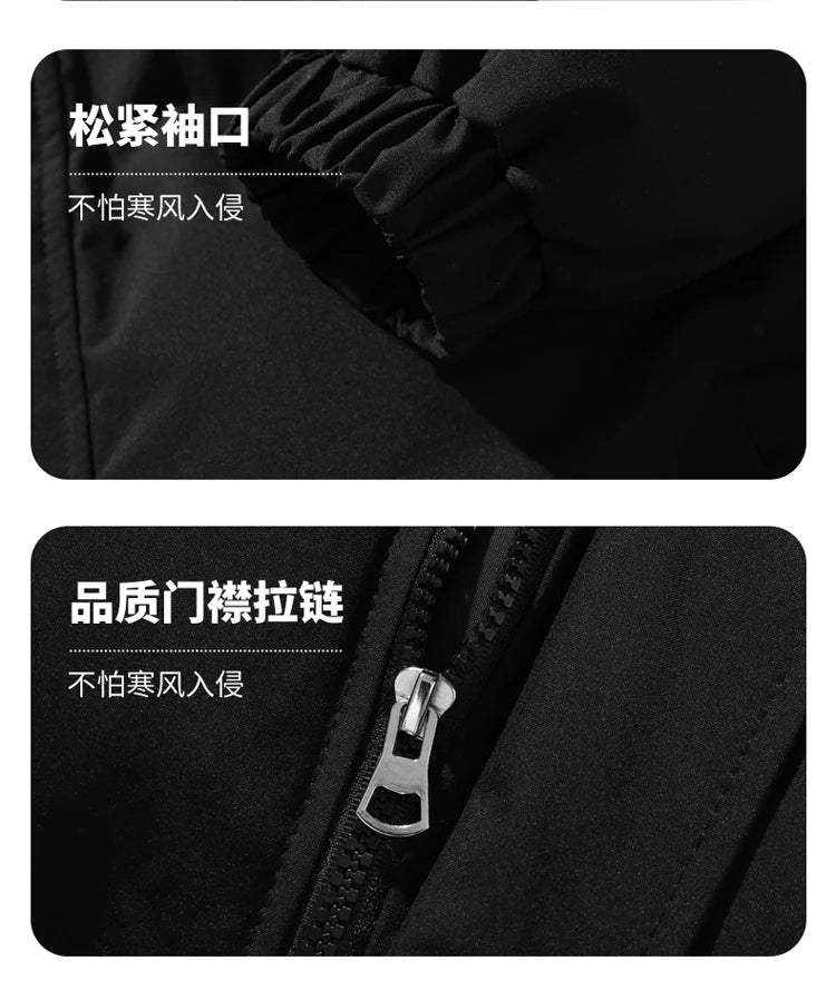 2026 new arrival winter jacket sill-like cotton jackets men,mens fashion thicken warm parkas trench coat male size M-4XL
