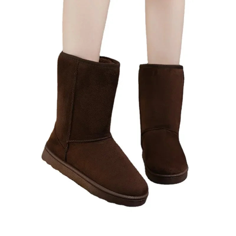 Women's Shoes 2021 Winter New Women Snow Boots Ladies High Quality Warm Australia Boots Set Foot Boots for Women Botas Mujer