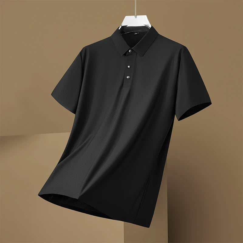 Men Polo Shirt Summer Cool Oversized 5XL 6XL 7XL 8XL Plus Size T Shirt 2024 Short Sleeve Breathable Thin Loose Fashion Male Soft