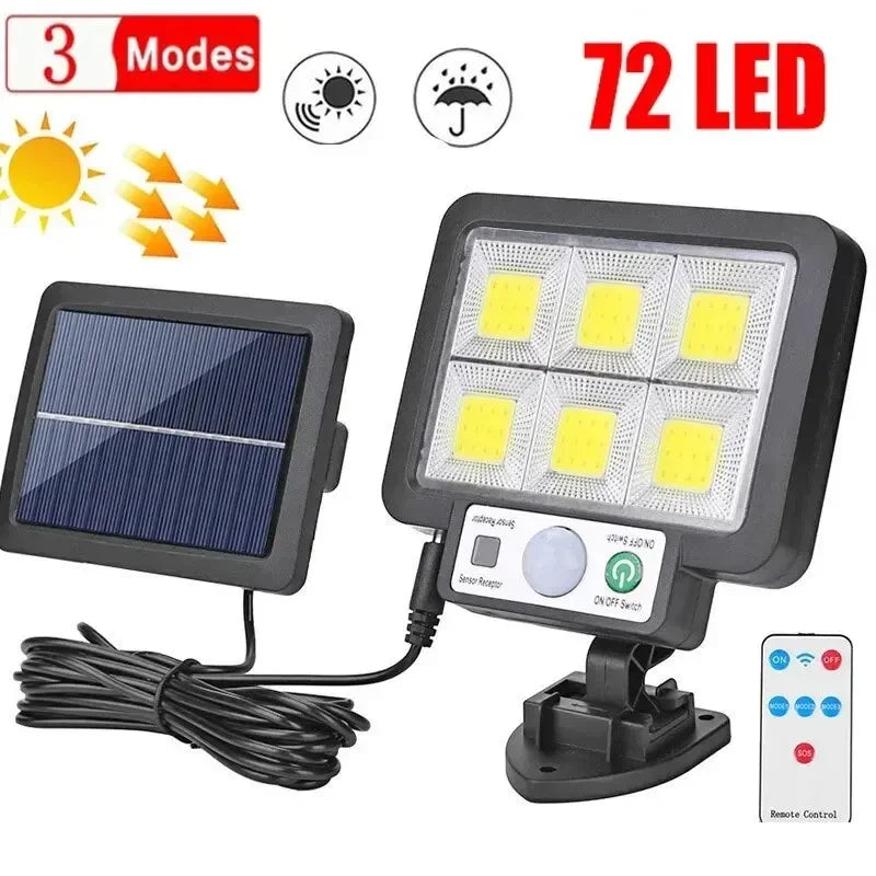 Solar Split Wall Lamp 3 Mode Waterproof Motion Sensor Lamps Garden Street Lighting Solar Lamp For Garage Security Wall Light