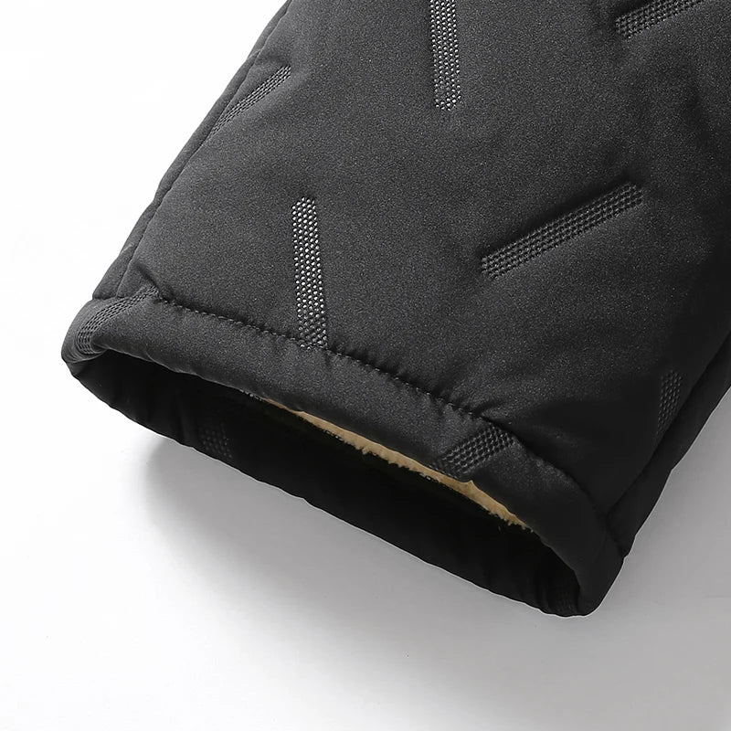 Men Winter Casual Pants 2024 New Thick Lambswool Windbreak Warm Pant Men Fashion Joggers Fleece-Lined Trousers Men Plus Size 8XL