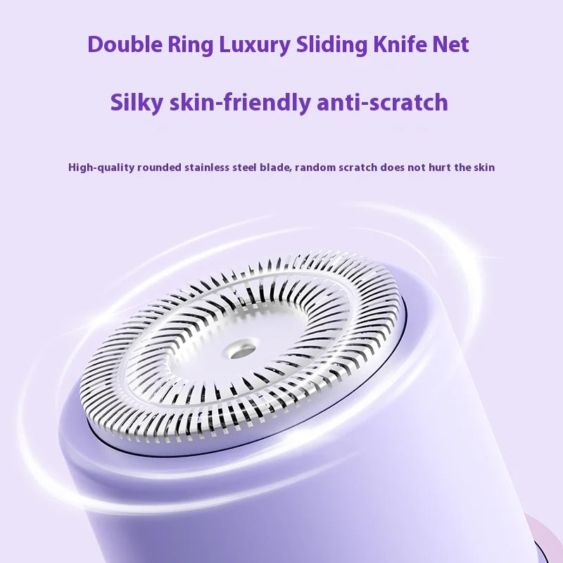 Double-head New Generation Body Hair Trimmer For Face Body Intimate Areas Removable Cutter Head Assembly For Easy Cleaning