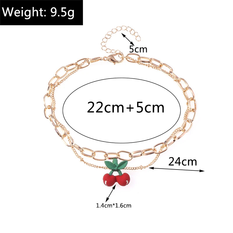 Bohemian Handmade Beads Anklets Embroidery Braided Ankle Bracelets Summer Beach On Leg Foot Chain Female Girls Jewelry Gifts