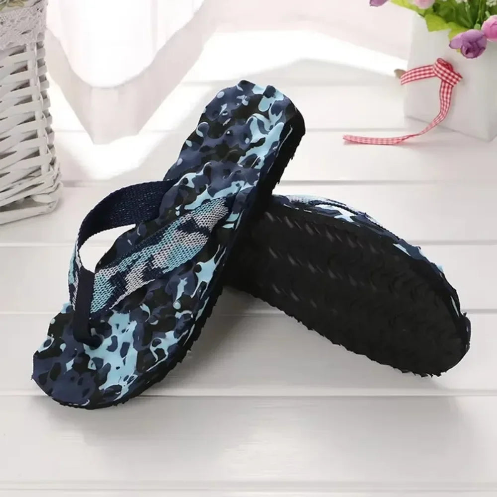 New Fashion Summer Massage Flip-Flops Men Slippers Beach Sandals Comfortable Men Casual Shoes Fashion Men Flip Flops Footwear