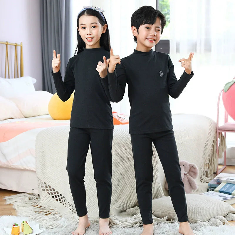 Boys Girls Sweatshirt Sets Spring Autumn Children Clothes Suit Baby Long-Sleeved Sweater Sweatpants 2Pcs New Kids Casual Outfits