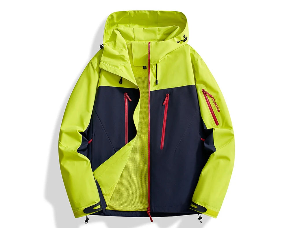Spring Autumn Men's Climbing Waterproof Jackets Outdoor Men Hiking Rain Coats Men Sports Breathable Windbreaker Jacket Clothing