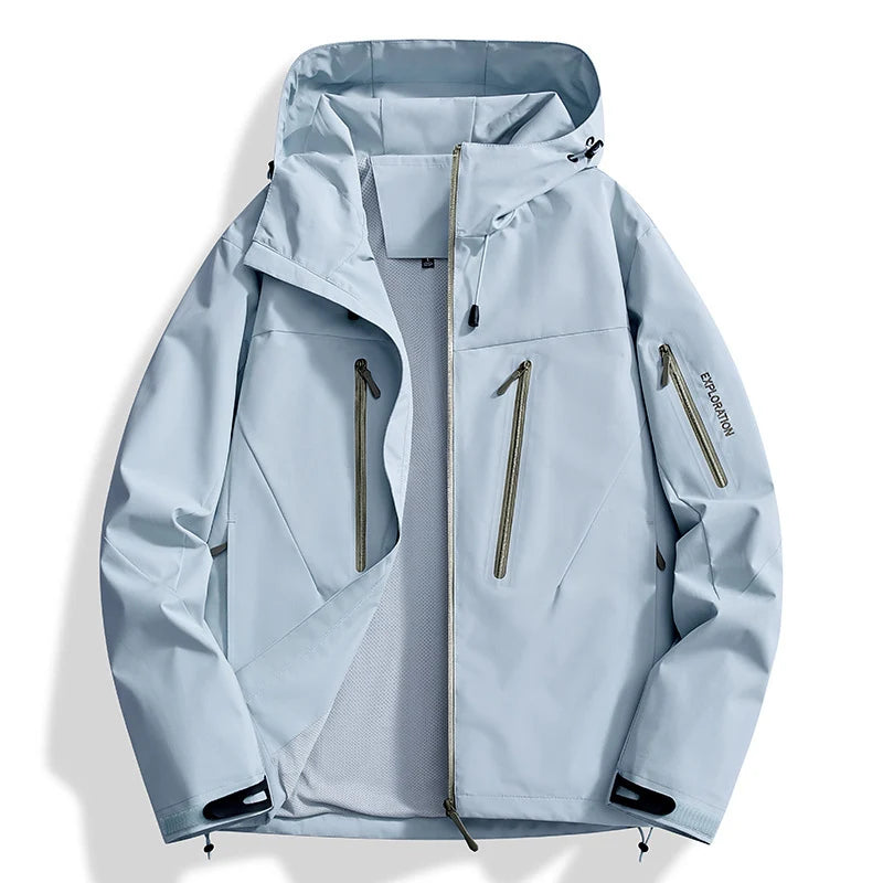 Spring Autumn Men's Climbing Waterproof Jackets Outdoor Men Hiking Rain Coats Men Sports Breathable Windbreaker Jacket Clothing
