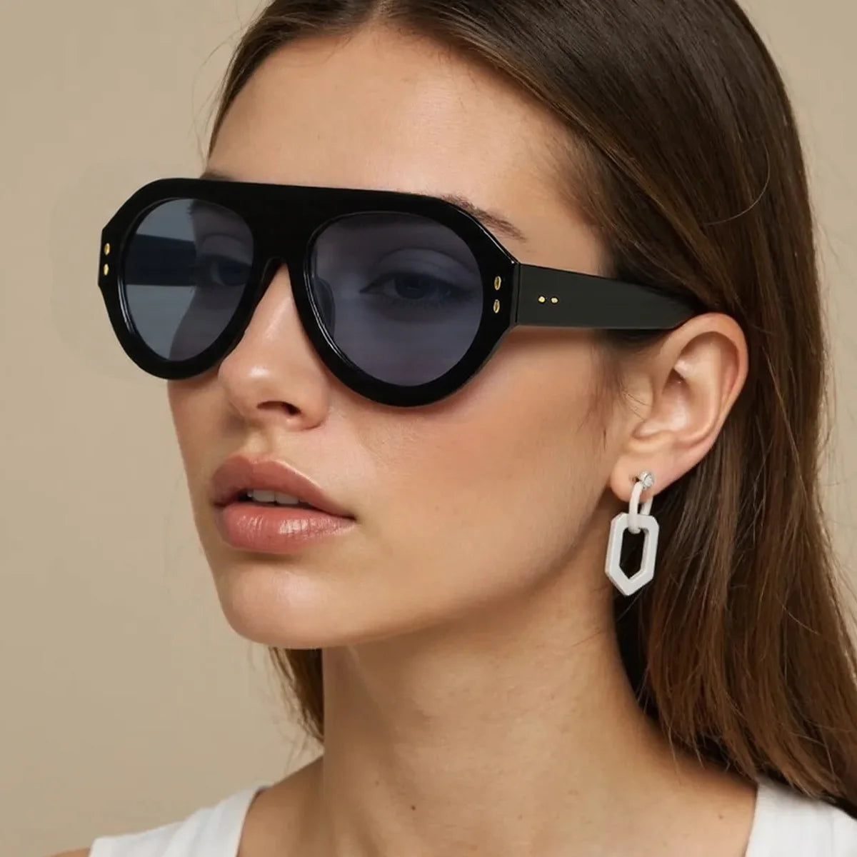 2025 New in Vintage Sunglasses for Women Modern Fashion Red Gradient Round Glasses Glasses Women Gift for Womens Sunglasses