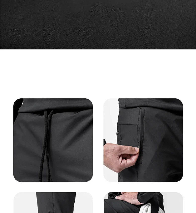 Men's Joggers Pants Quick Dry Running Sweatpants Gym Fitness Outdoor Hip Hop Casual Track Trousers Training Workout Sportswear